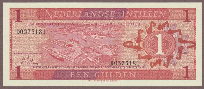 Netherlands Antilles B102a/P20 UNC