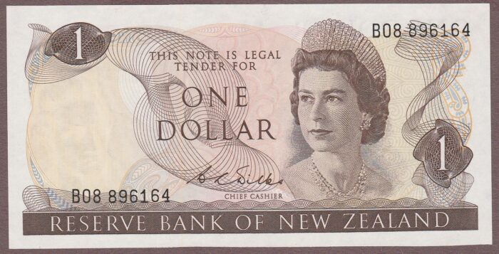 New Zealand B110c/P163b Wilks UNC