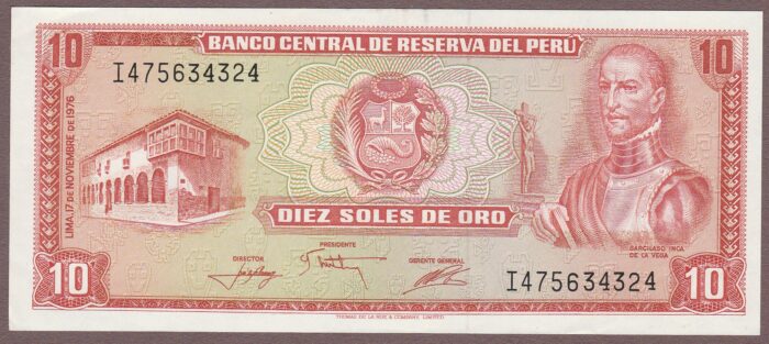 Peru B435i/P112 Unc (lt handling)