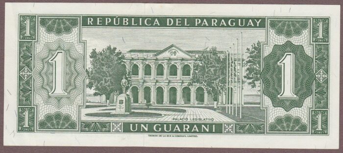 Paraguay B809c/P193b Unc (sm corner fold) - Image 2