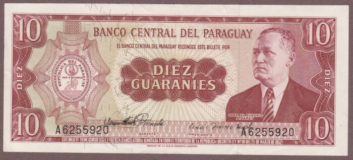 Paraguay B812a2/P196a XF-AU