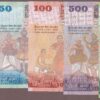 Sri Lanka set of 5 - B123-127/P123-127 UNC - Image 2