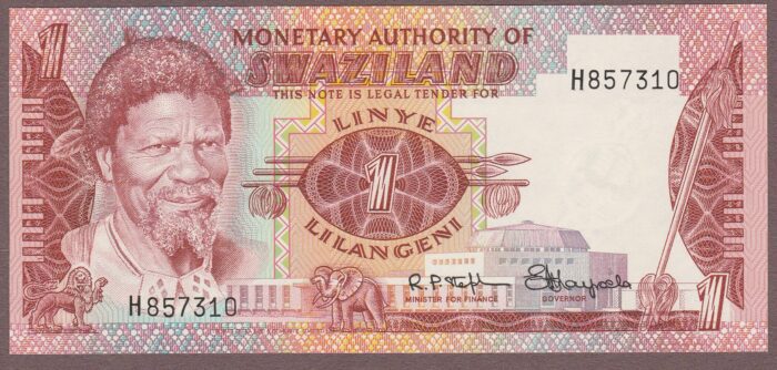 Swaziland B101a/P1 UNC