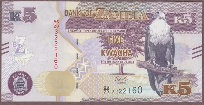 Zambia B166b/P63b UNC