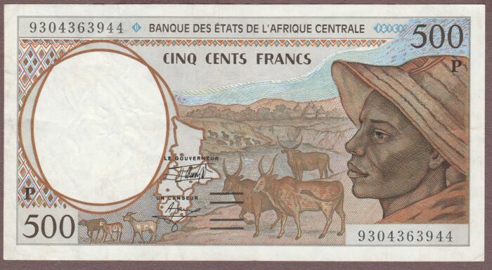 Central African States (Chad) B101Pa/P601Pa VF-XF