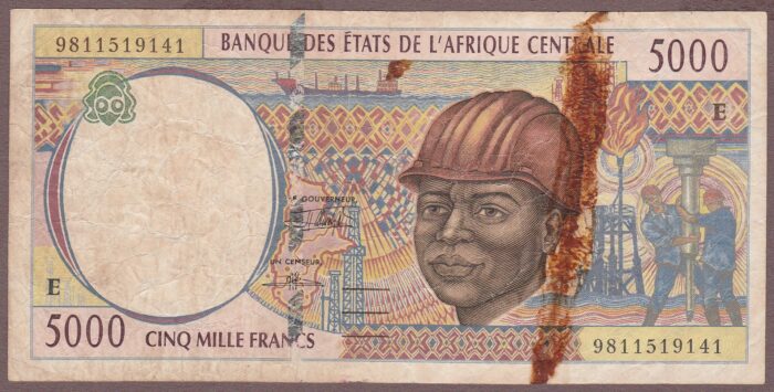 Central African States (Cameroon) B104Ed/P204Ed VG (stain)