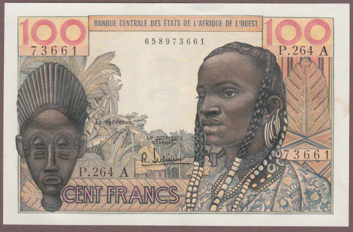 West African States (Ivory Coast) B106Ag/P101Ag AU