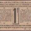 Ivory Coast 1917 B102c/P2b AU-Unc - Image 2