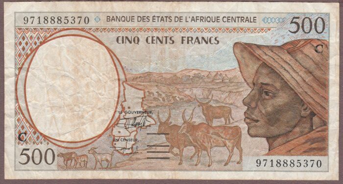 Central African States (Congo) B101Cd/P101Cd Fine+