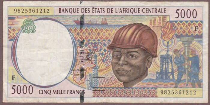 Central African States (Central African Republic) B104Fd/P304Fd Fine+