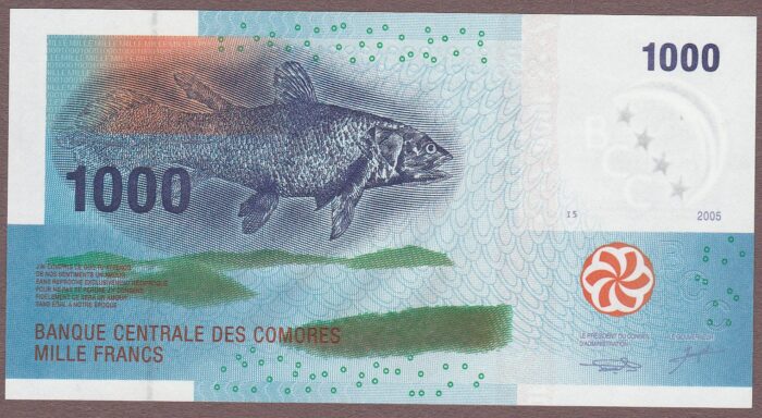 Comoros B307a/P16a UNC