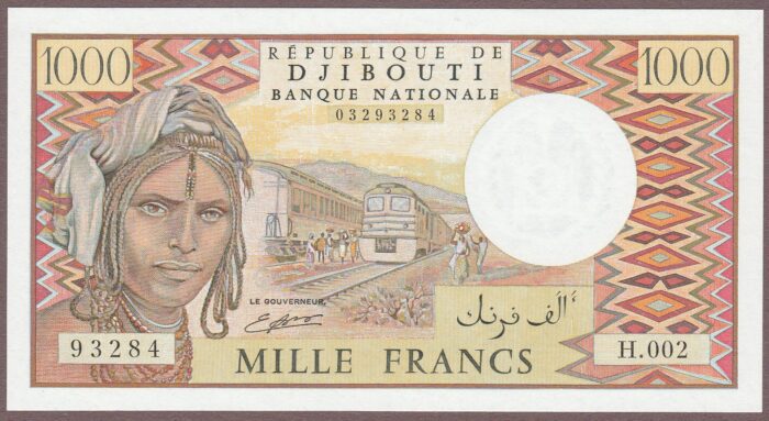 Djibouti B102c/P37c UNC