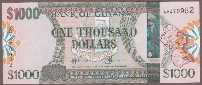 Guyana B117a/P39b UNC