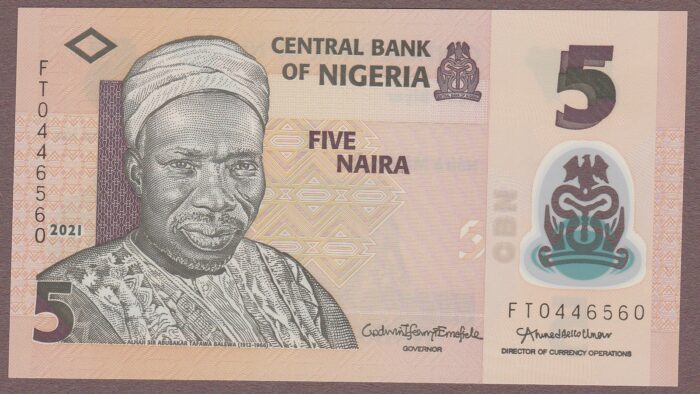 Nigeria B234m/P38l 2021 UNC