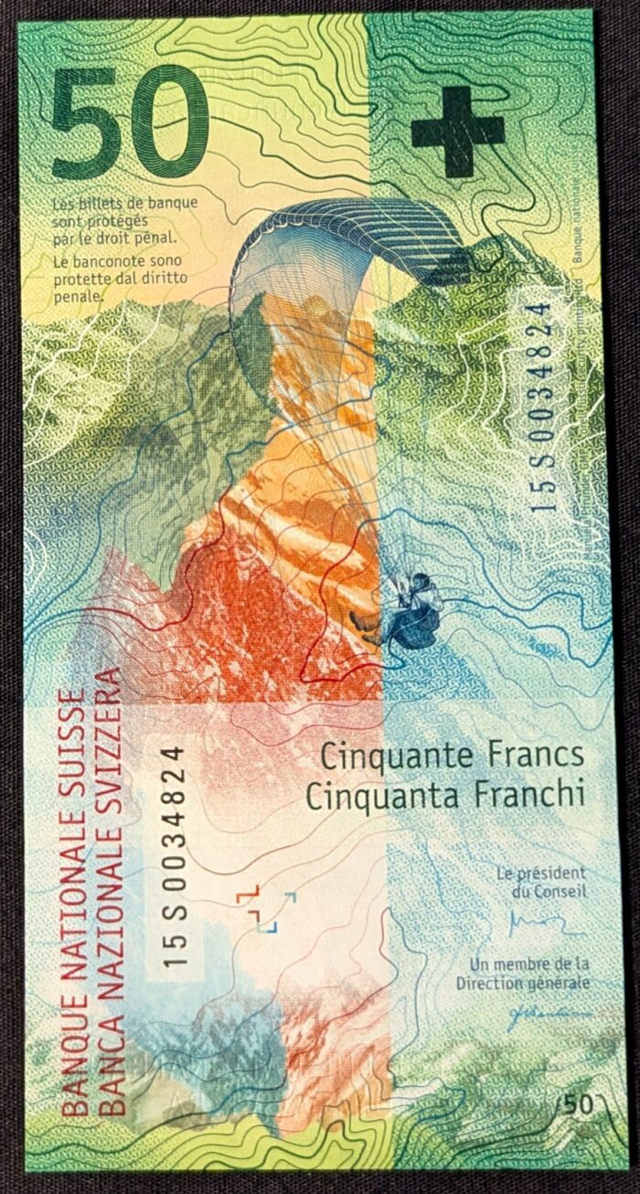 Switzerland B357a/P77b UNC - Image 2