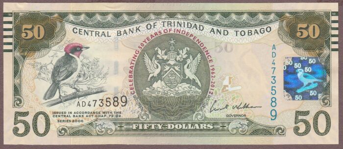 Trinidad & Tobago 2006/2012 B227a/P53 UNC