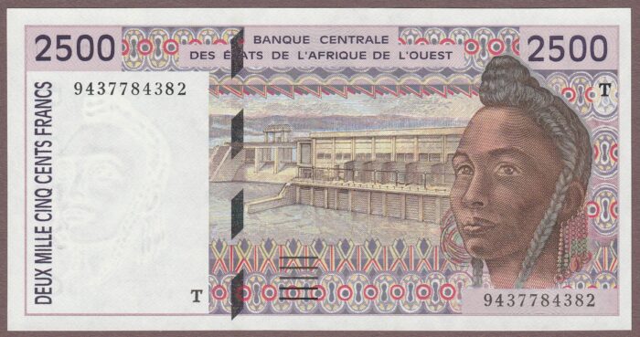 West African States (Togo) B117Tc/P812Tc Unc (light handling)