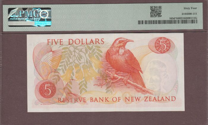 New Zealand REPLACEMENT B112dz/P165d* Hardie Unc PMG-64 - Image 2