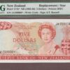 New Zealand REPLACEMENT B118bz/P171b* Russell UNC PMG-66 EPQ