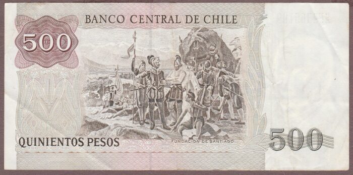 Chile B289v/P153e 2000 F-VF - Image 2