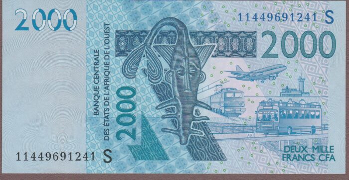 West African States (Guinea-Bissau) B122Sj/P916Sj 2011 AU++