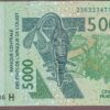 West African States (Niger) 2023 B123Hw/P617Hw Unc (lt handling)