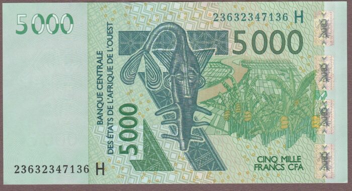 West African States (Niger) 2023 B123Hw/P617Hw Unc (lt handling)