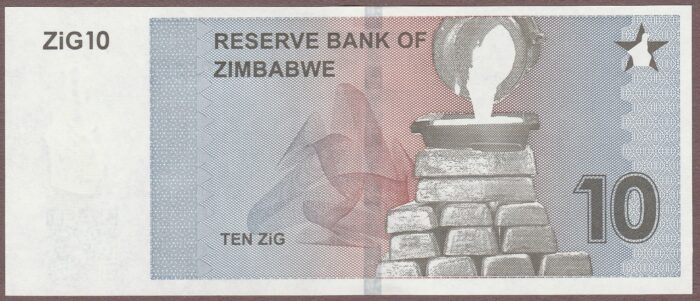 Zimbabwe B201a/P110 2024 UNC - Image 2